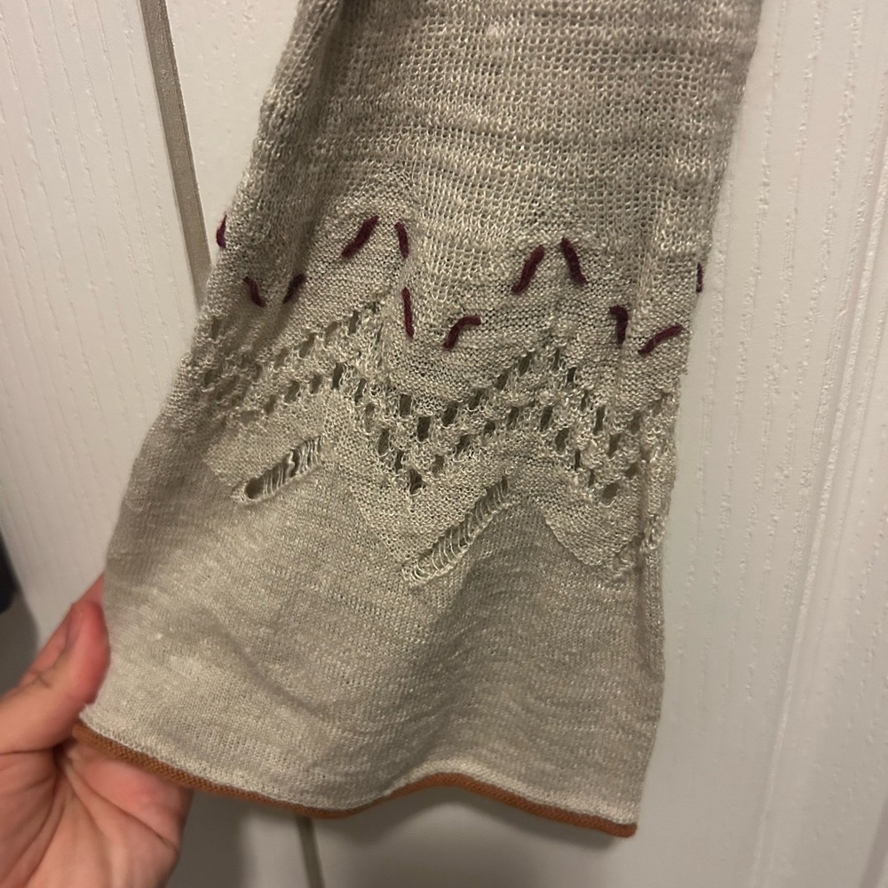 Free People Striped Knit Cardigan - Picture 4 of 6